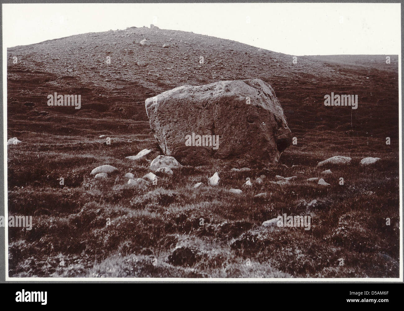 Hlíðarendi. Gunnar's mound. Stock Photo