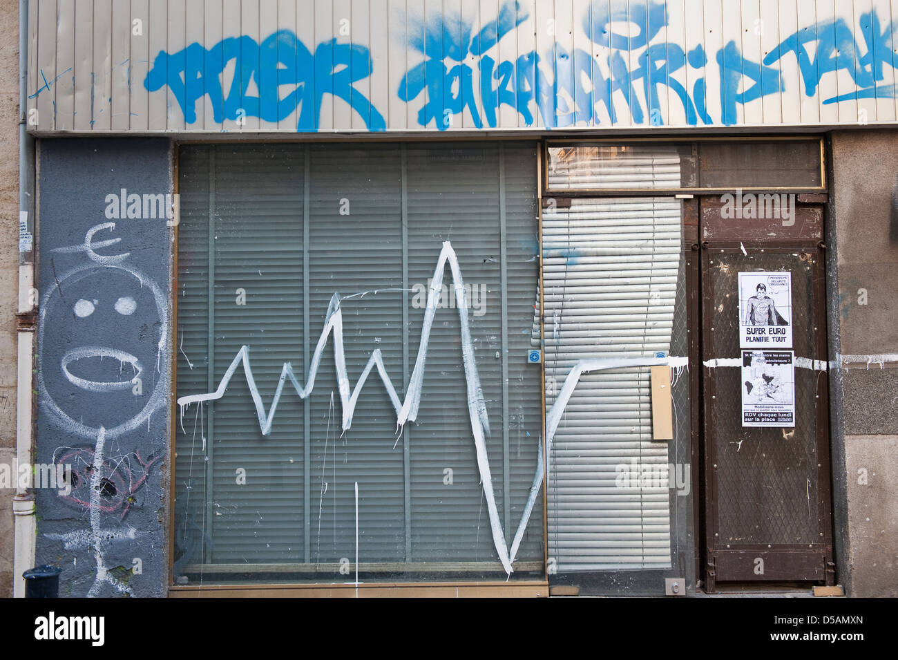 Graffiti art, Bordeaux Stock Photo