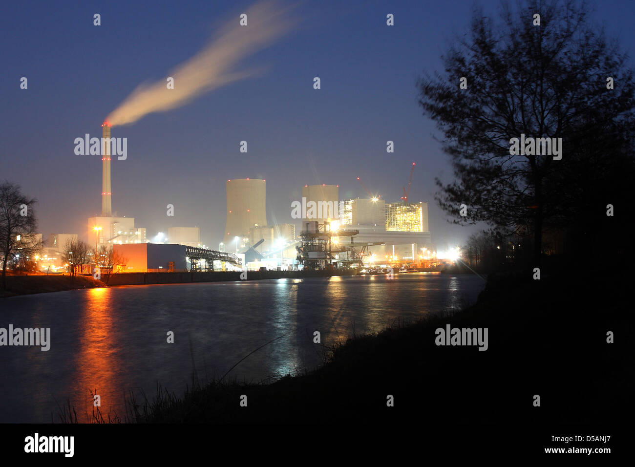 Hamm, Germany, Westfalen power plant Stock Photo