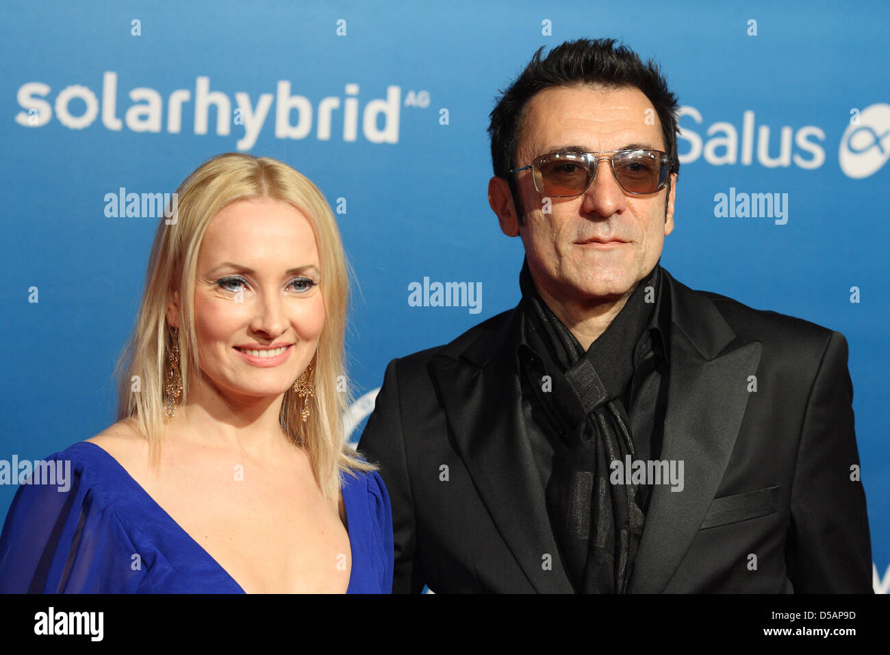 Berlin, Germany, Branko Djuric, actor, and his wife Tanja Ribic Stock Photo