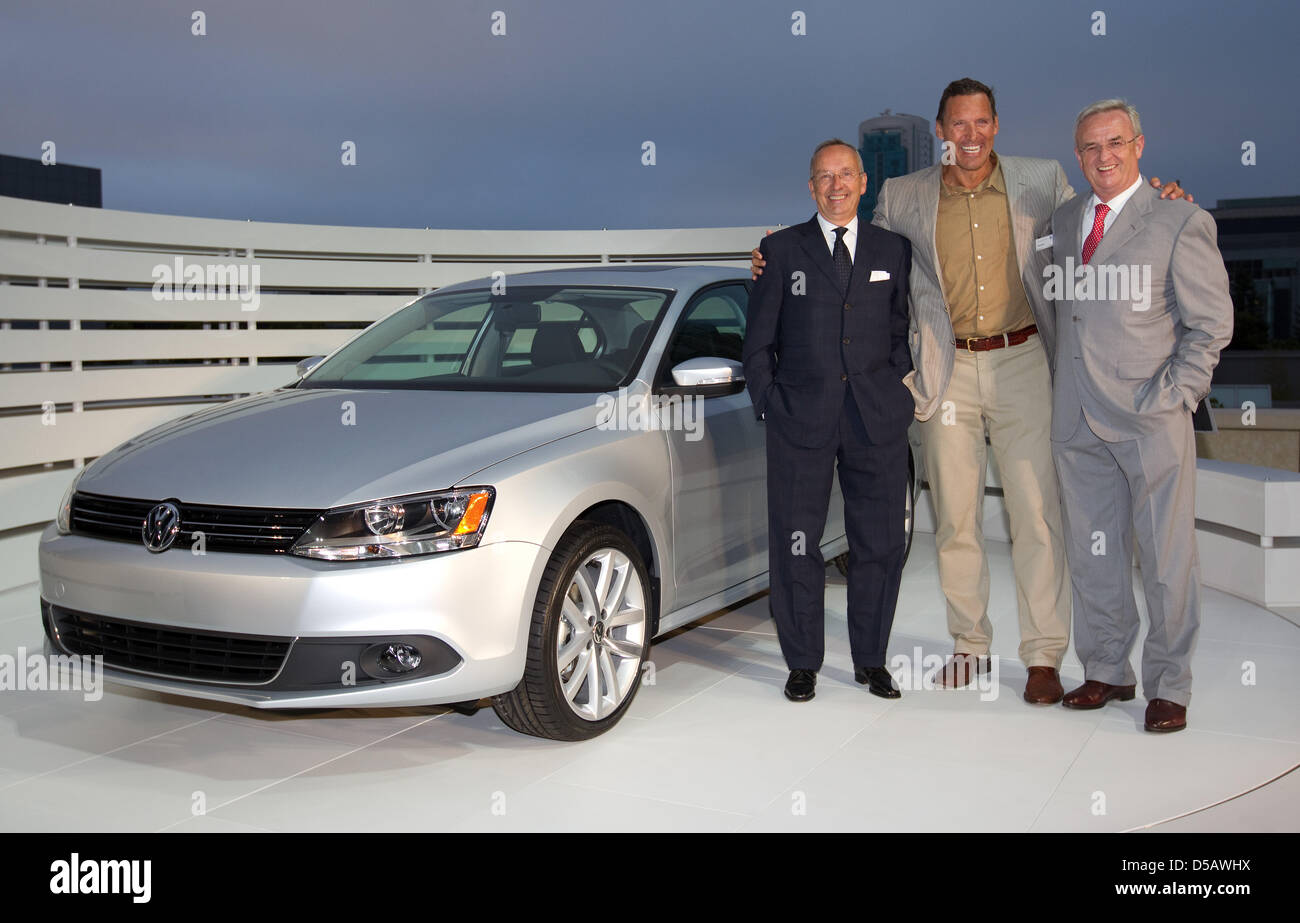 The handout picture dated 19 July 2010 by the Volkswagen Group shows (L ...