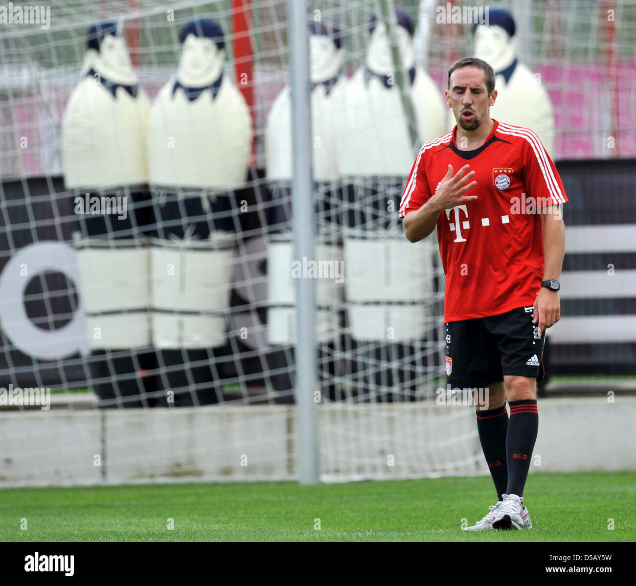 German Bundesliga club FC Bayern Munich's winger Franck Ribery 