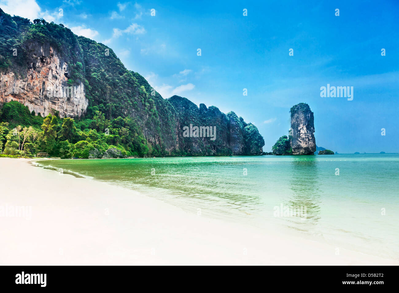 Beauty limestone rocks in the sea Stock Photo - Alamy