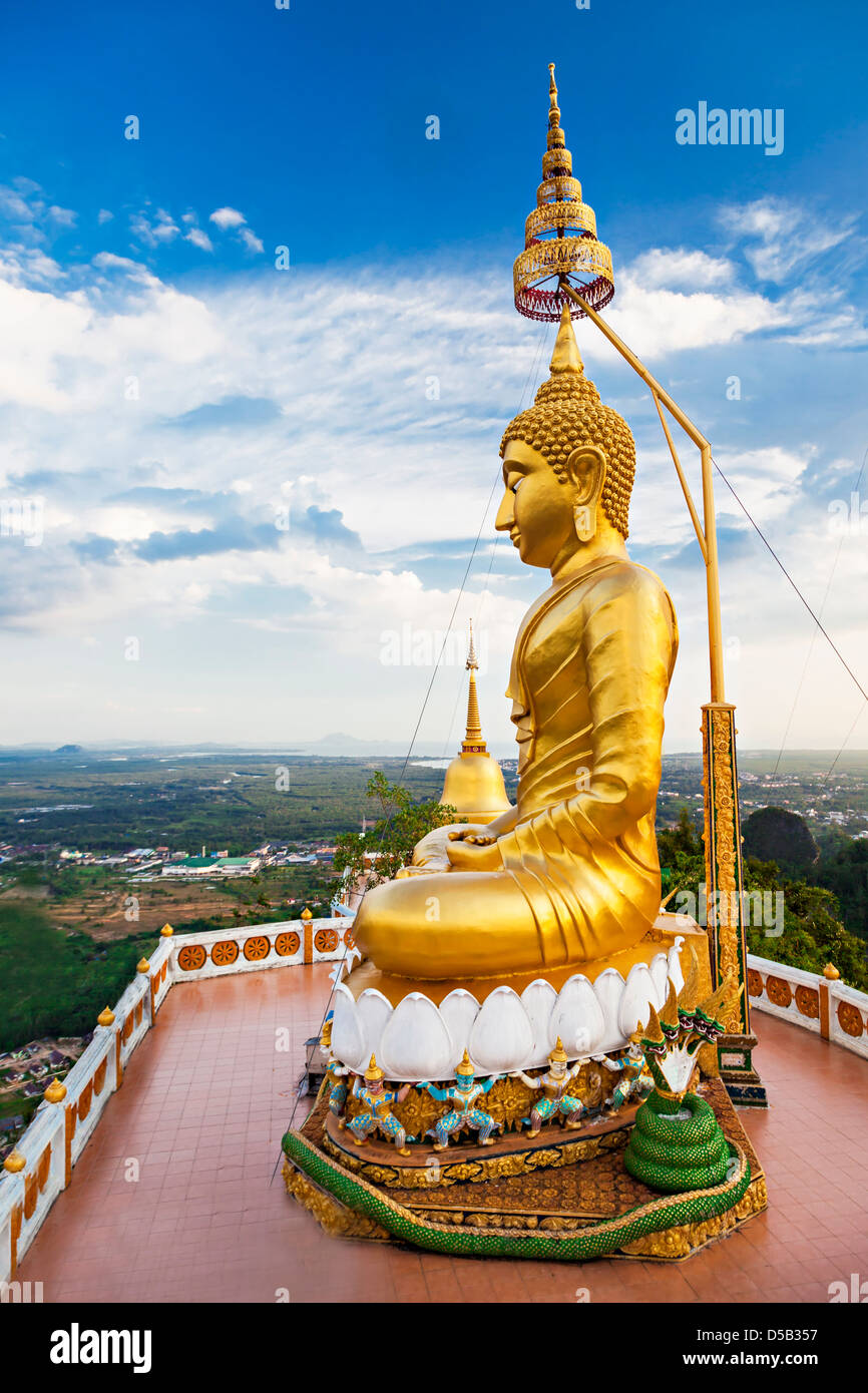 Buddha statue with beauty sky background Stock Photo - Alamy