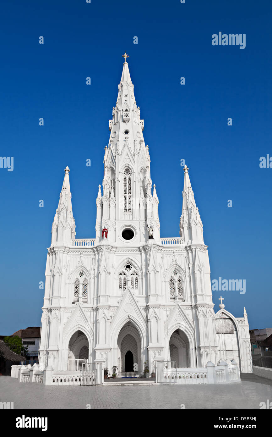 Catholic Church in Kanyakumari,Tamil Nadu, Southern India  Stock Photo