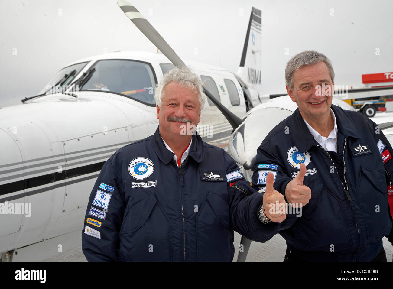 The Westerwaelder Contractor Rainer Meutsch R And His Co pilot Arnim 