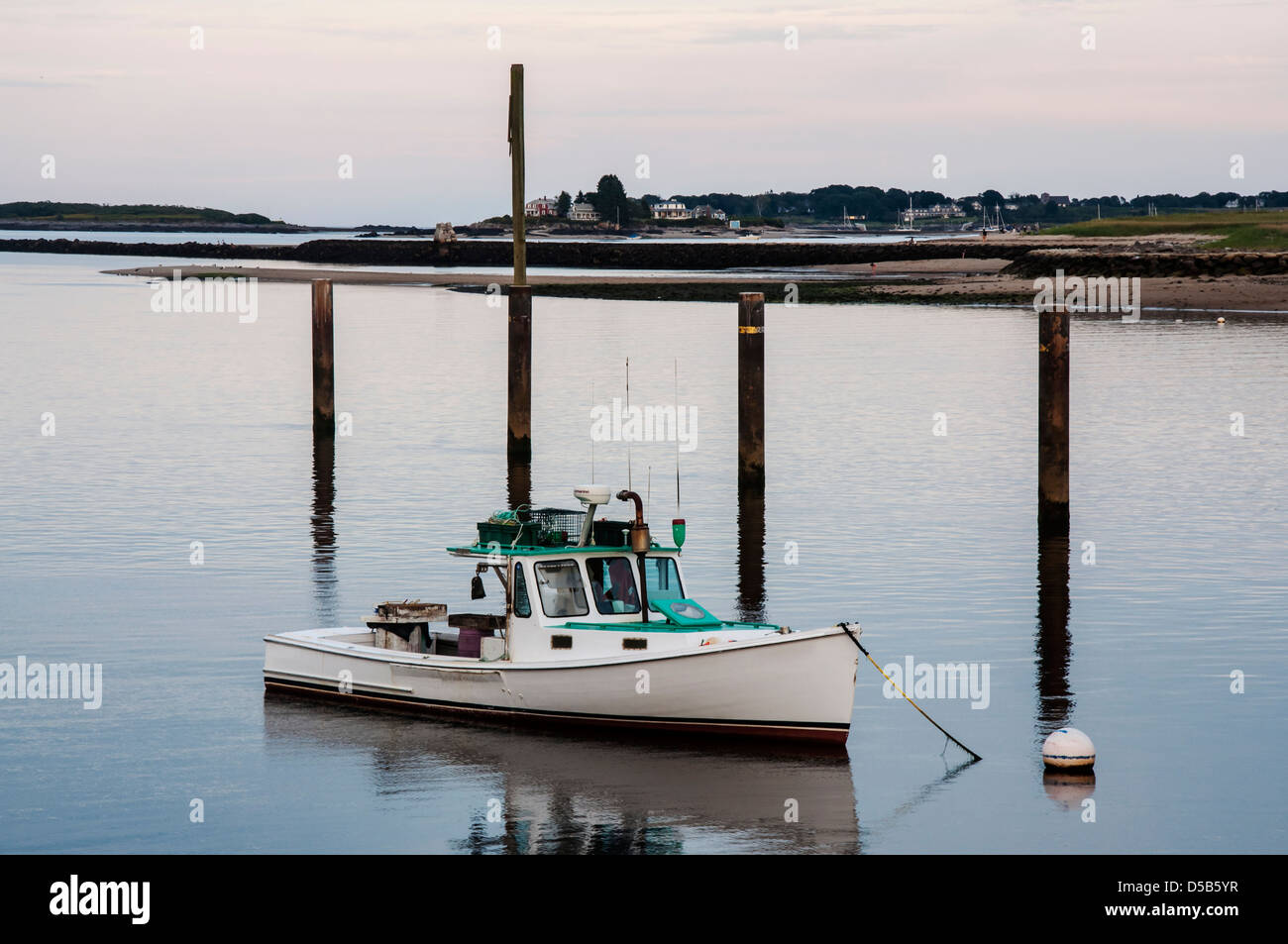 boats on the atlantic ocean in Camp Ellis, Maine, Usa Stock Photo Alamy