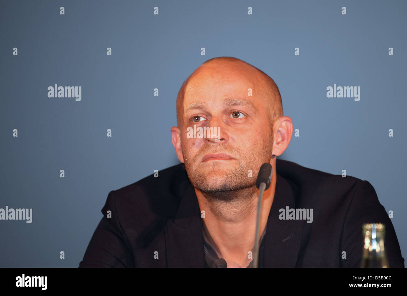 Juergen Vogel at a press conference for the movie 'Hotel Lux' at Cinedom cinema. Cologne, Germany - 20.09.2011. Stock Photo