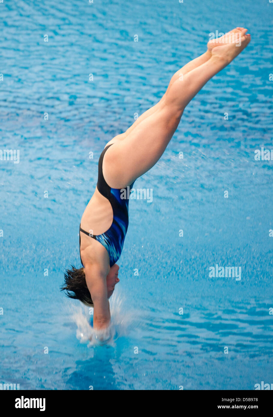 German Diver Christin Steuer In Action During The Finals Of The Women s