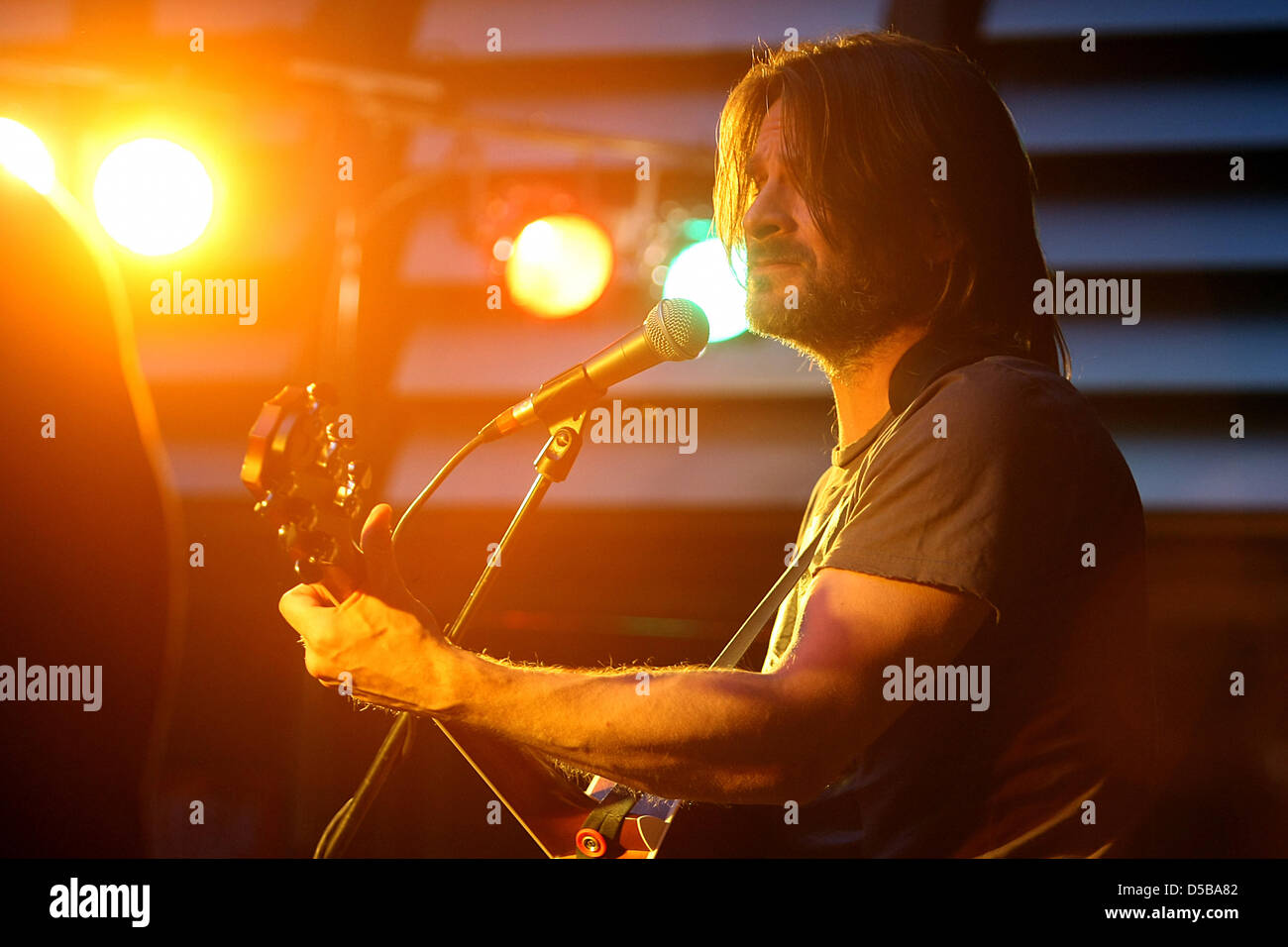 Scottish singer Ray Wilson, formerly singer of Genesis and Stiltskin, performs a show in Dresden
