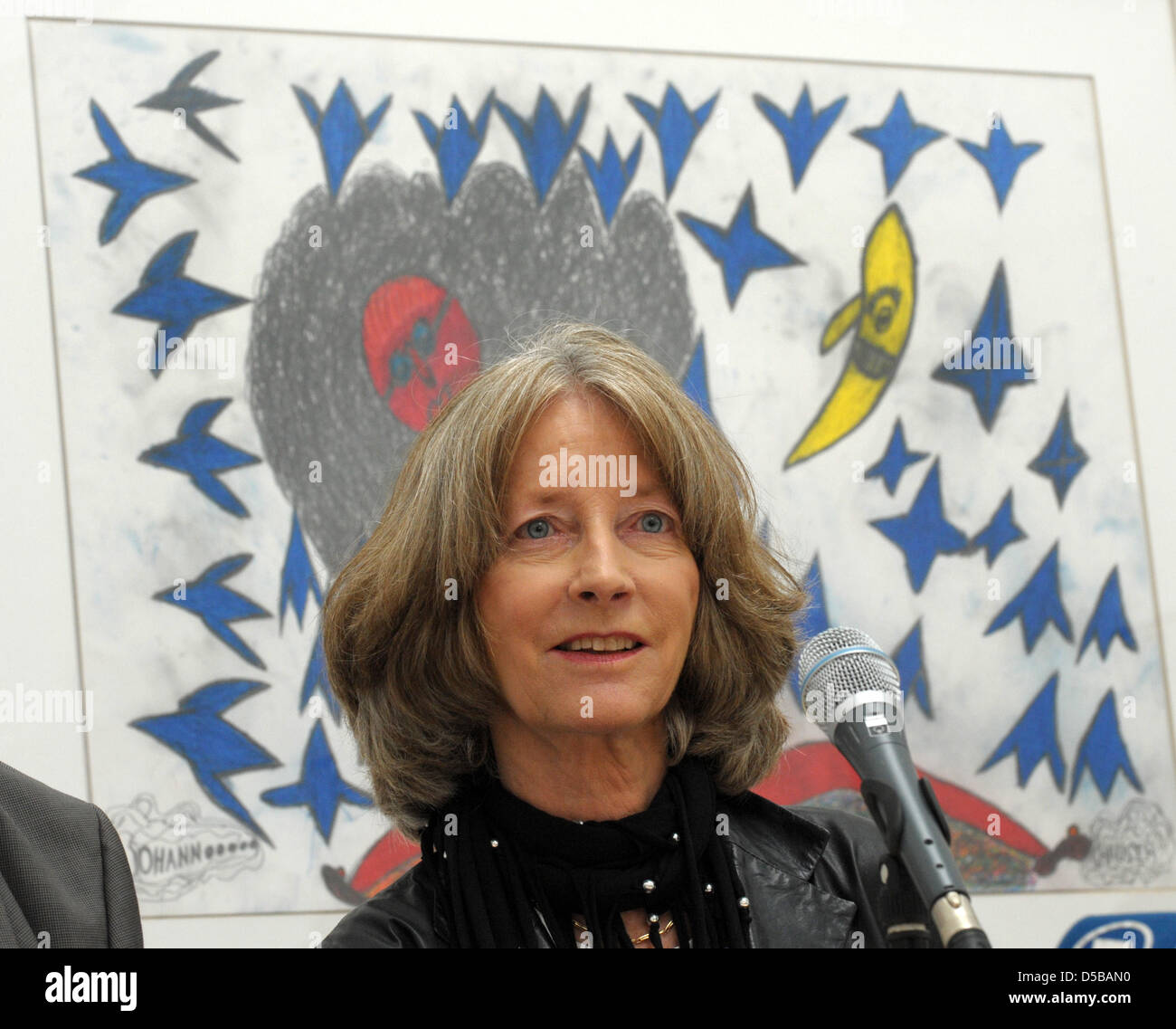 Nike Wagner, director of the 'pèlerinages' art festival, speaks at a Stock  Photo - Alamy