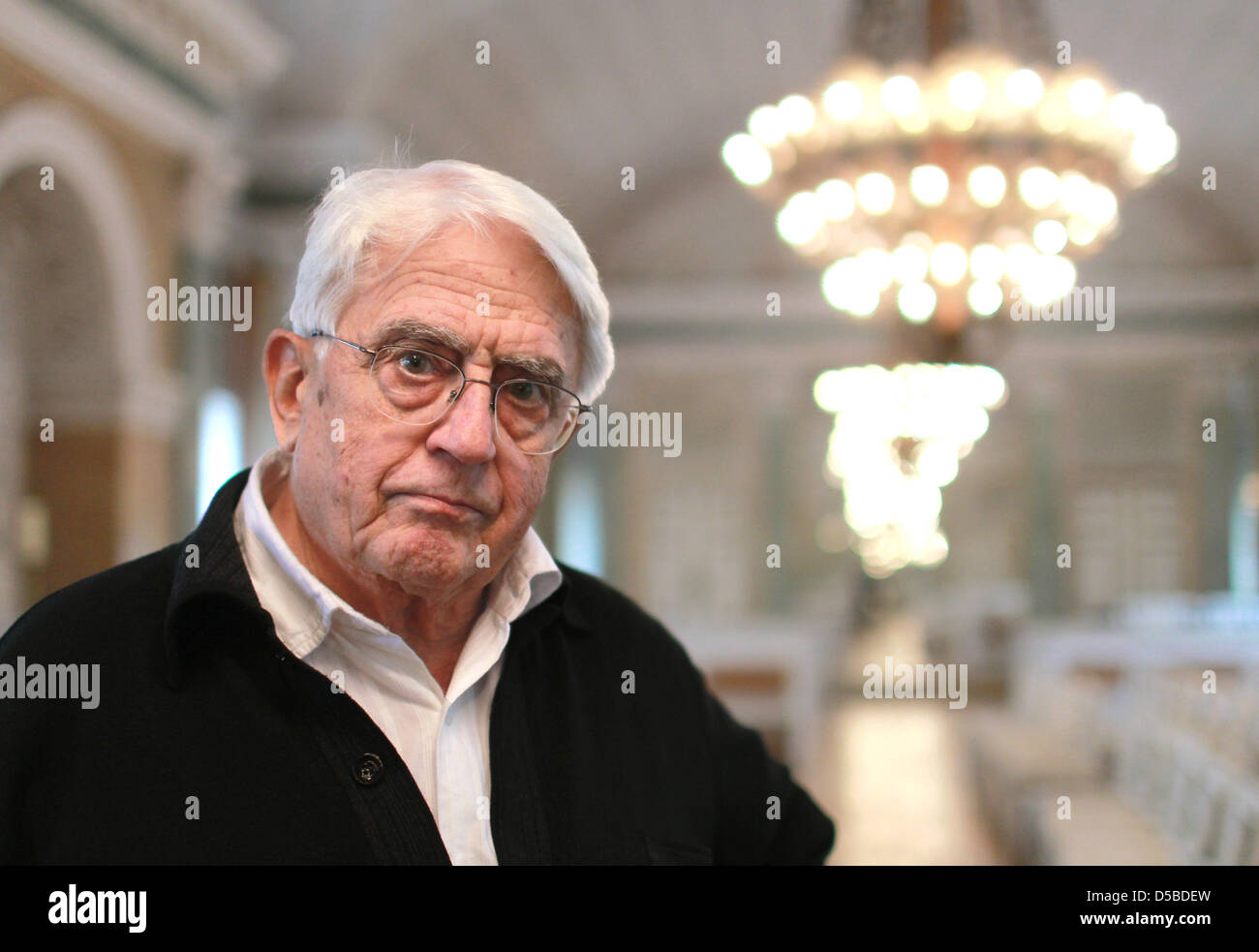 Hans Georg Schaefer, director of the Bach festival, stands in the ...
