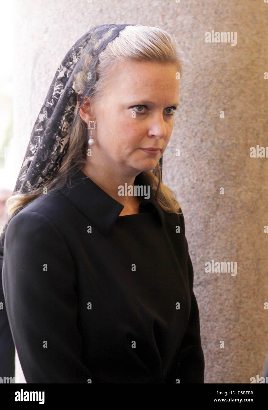Princess Carolina de Bourbon de Parme attends the funeral of Prince Carlos Hugo de Bourbon de Princess Carolina de Bourbon de Parme attends the funeral of Prince Carlos Hugo de Bourbon de