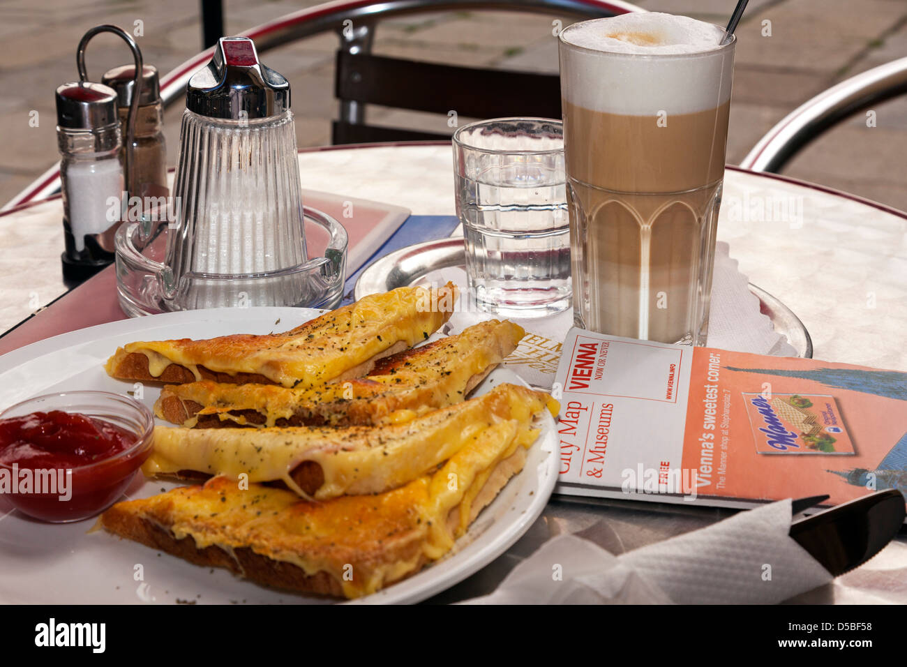 Continental breakfast, Vienna, Austria Stock Photo Alamy
