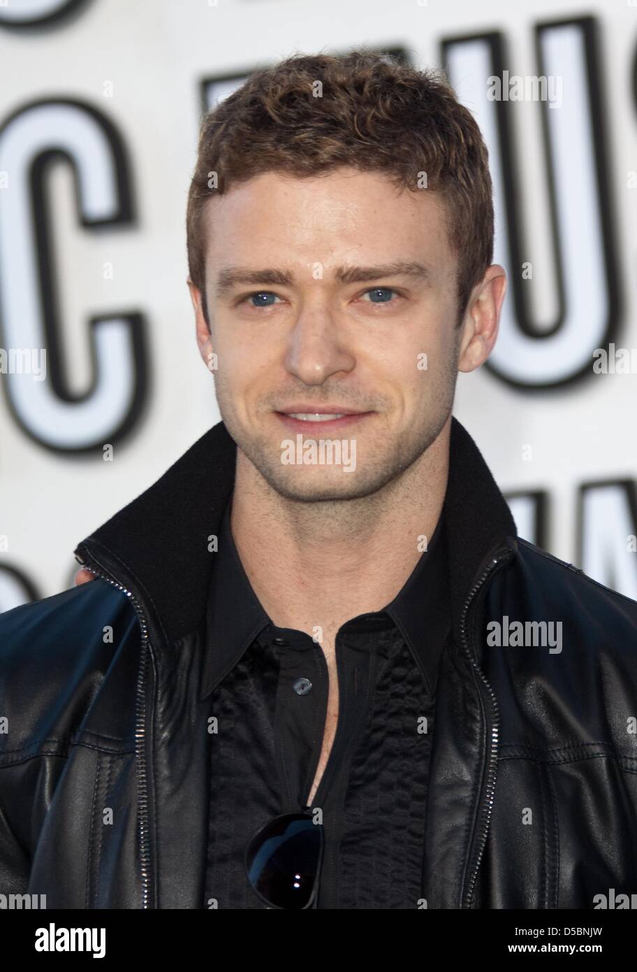 Singer Justin Timberlake attends the 2010 MTV Video Music Awards at the Nokia Theatre in Los Angeles, USA, 12 September 2010. Photo: Hubert Boesl Stock Photo
