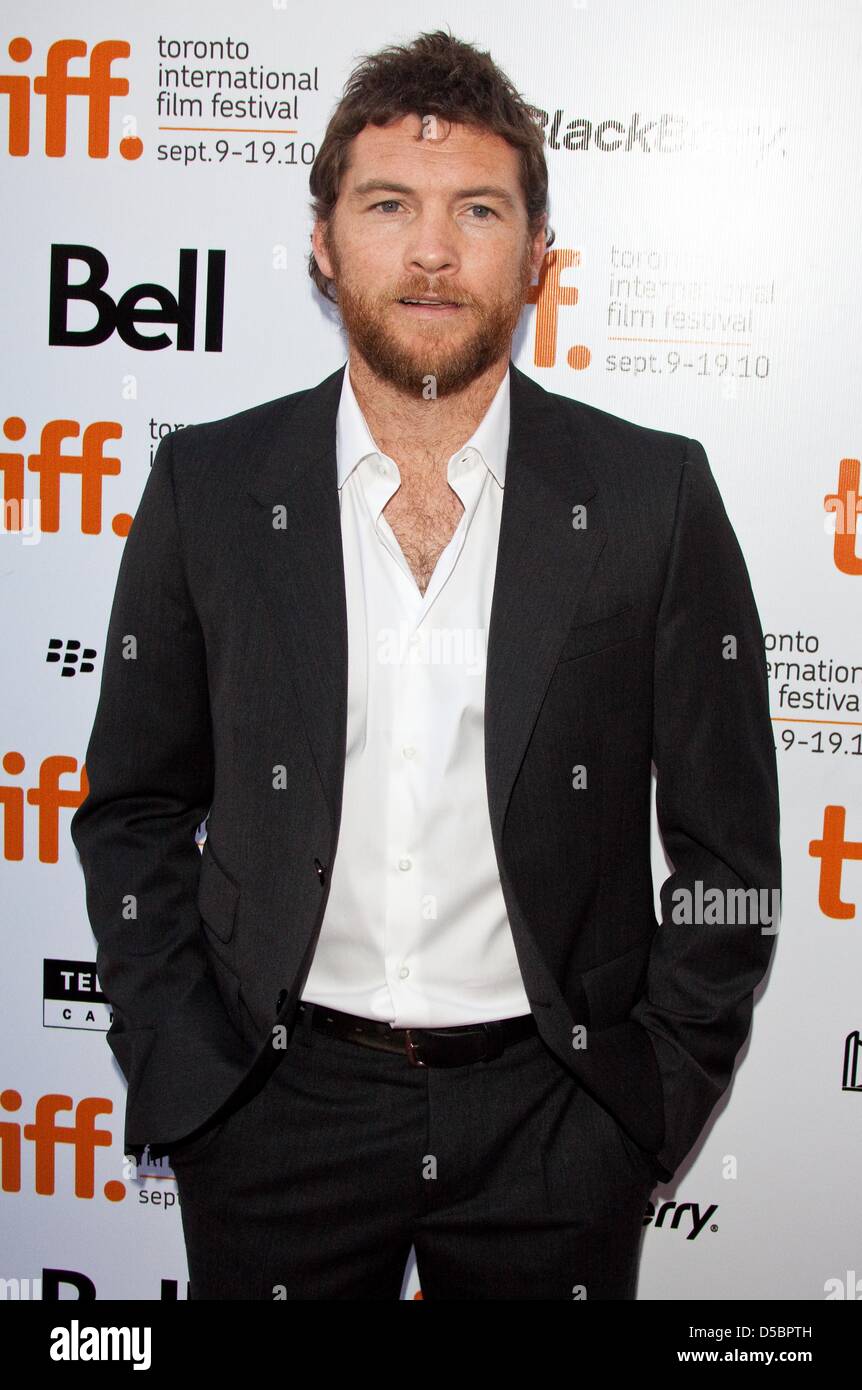 Actor Sam Worthington attends the premiere of 'The Debt' during the 2010 Toronto International Film Festival at Roy Thomson Hall in Toronto, Canada, 14 September 2010. Photo: Hubert Boesl Stock Photo