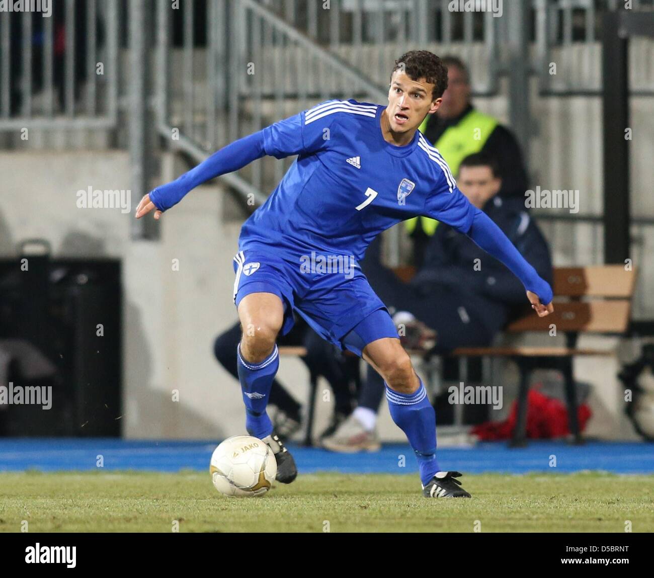 Finland's player Roman Eremenko during the football friendly match  Luxembourg vs Finland in Luxembourg on 26th March, 2013. STR / LEHTIKUVA /  Ville Vuorinen *** FINLAND OUT. NO THIRD PARTY SALES. *** Stock Photo -  Alamy