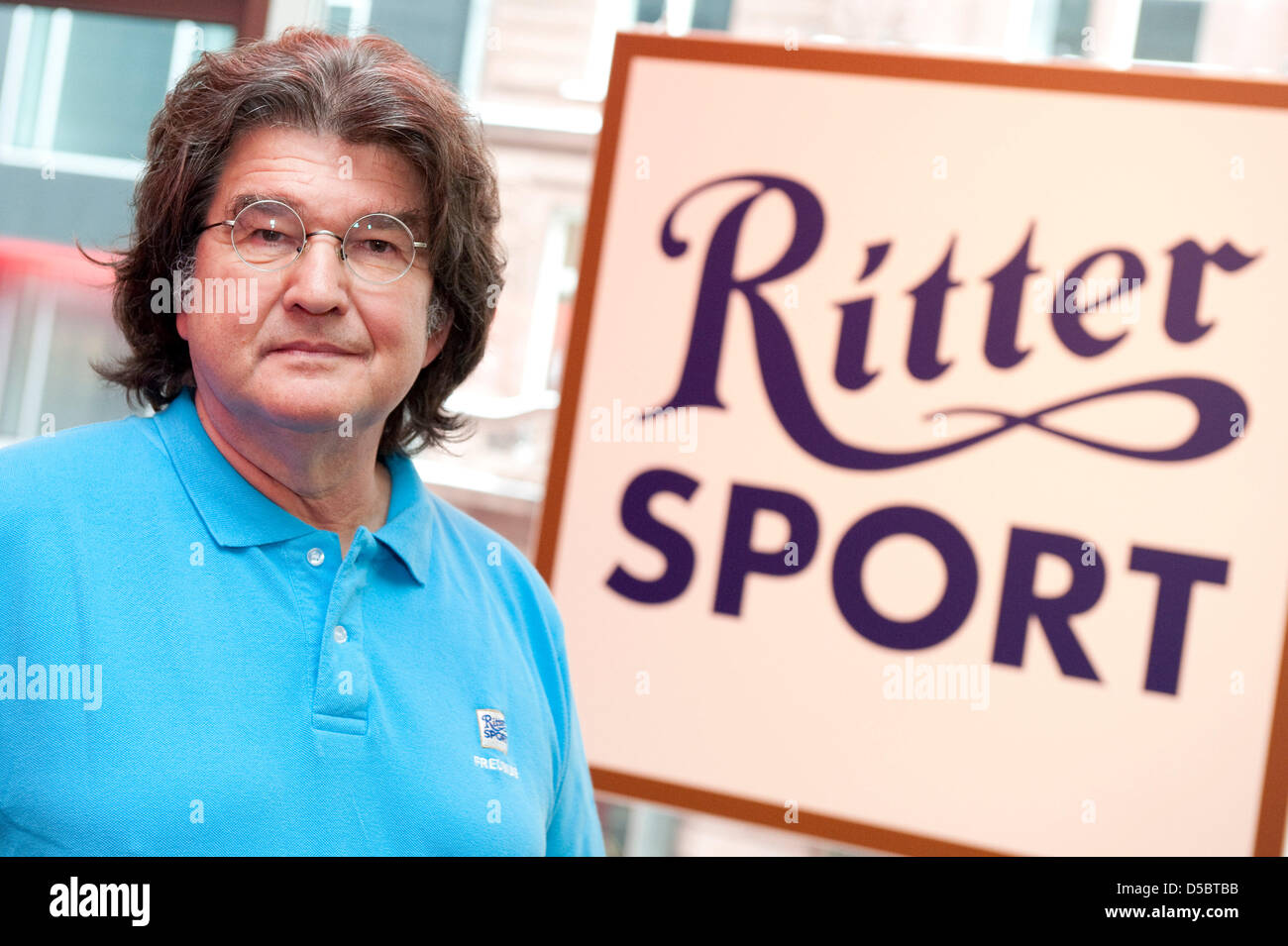 CEO of 'Ritter Sport' Alfred Ritter pictured during the opening of the 'Colourful World of