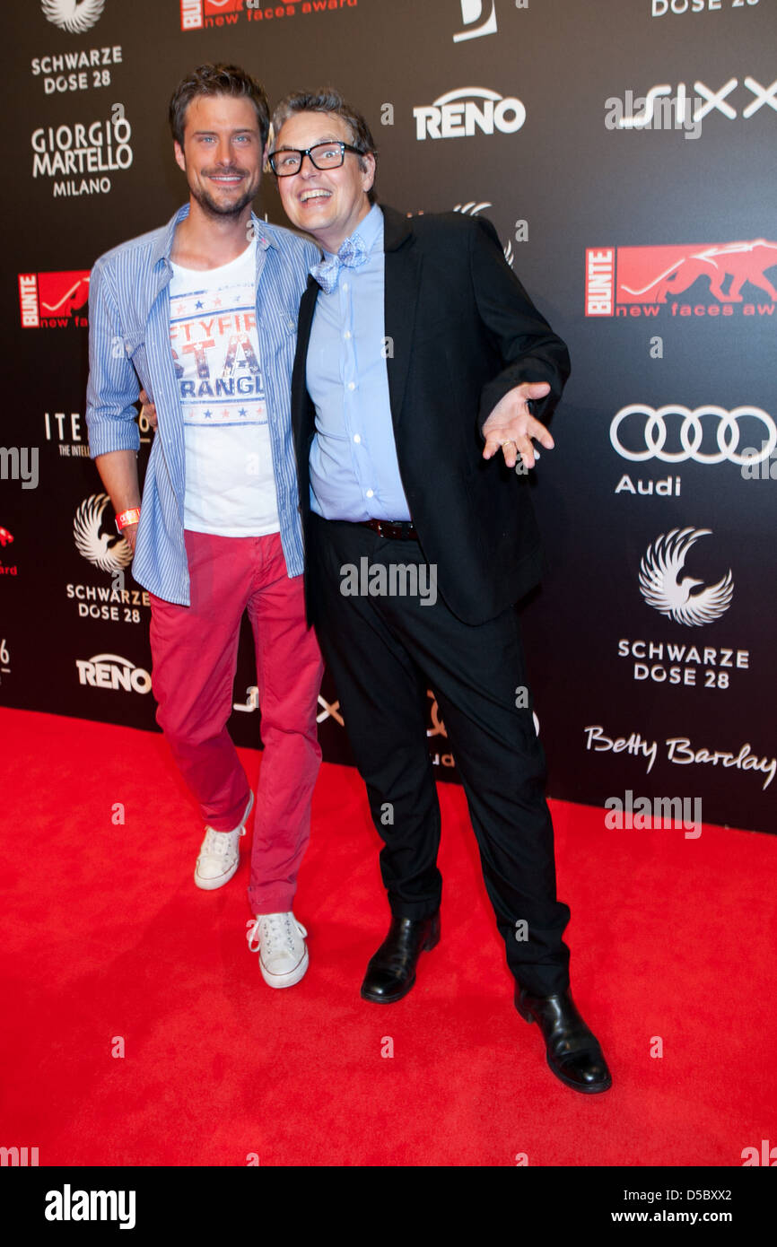 Marcel Spang; Rolf Scheider, at Bunte New Faces Awards Fashion. Duesseldorf, Germany Stock Photo
