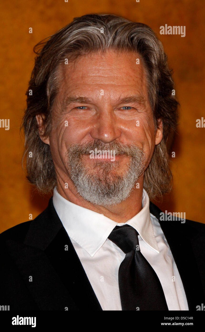 US actor Jeff Bridges poses in the press room at the 16th Annual Screen ...