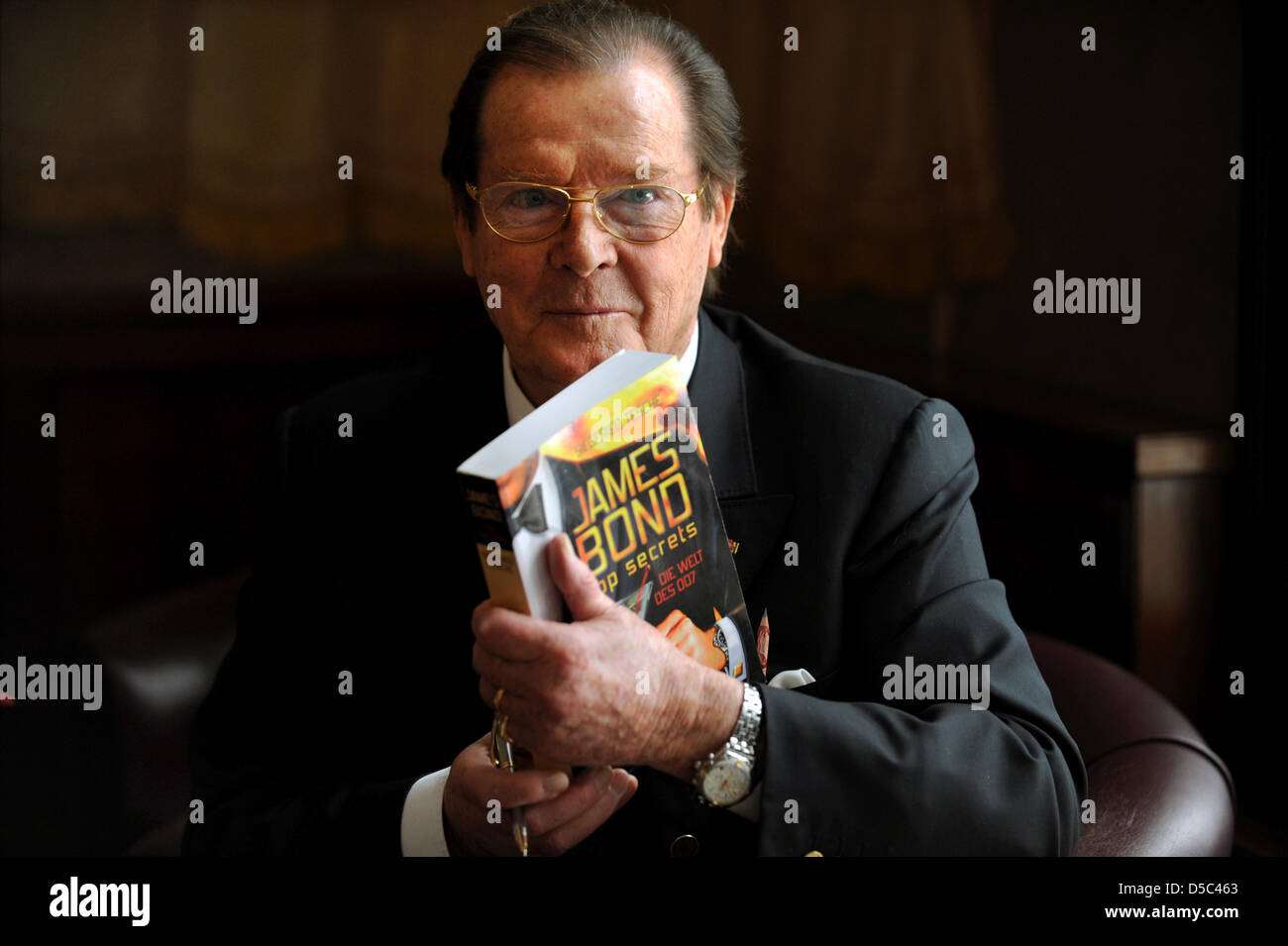 British actor and UNICEF Ambassador Roger Moore during a press call in ...