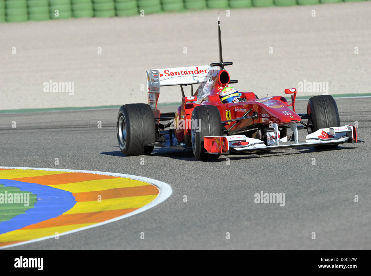 Felipe MASSA (BRA) in the Ferrari F10 race car during Formula 1 Tests in  February 2010 Stock Photo - Alamy