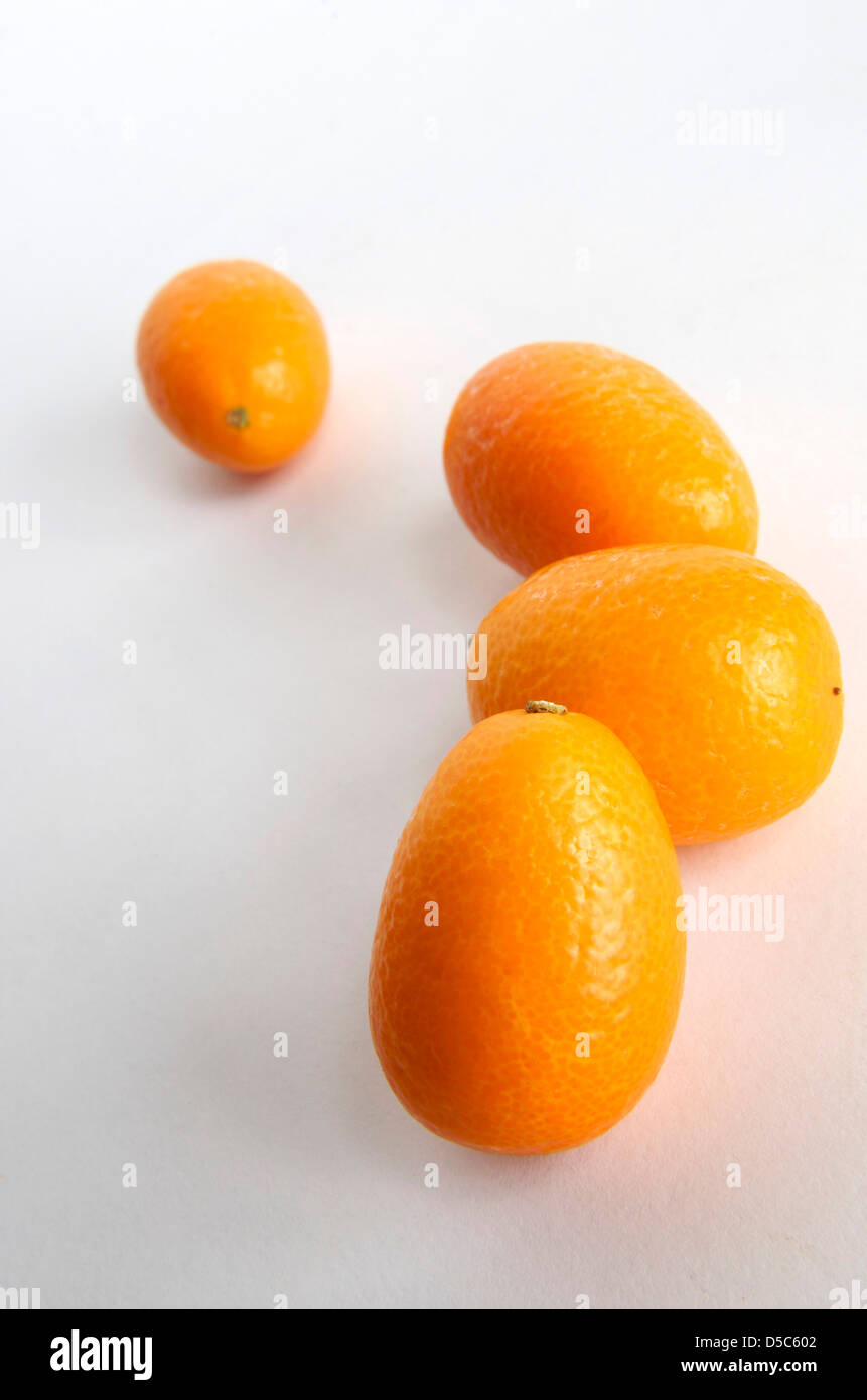 Kumquats or Cumquats Stock Photo