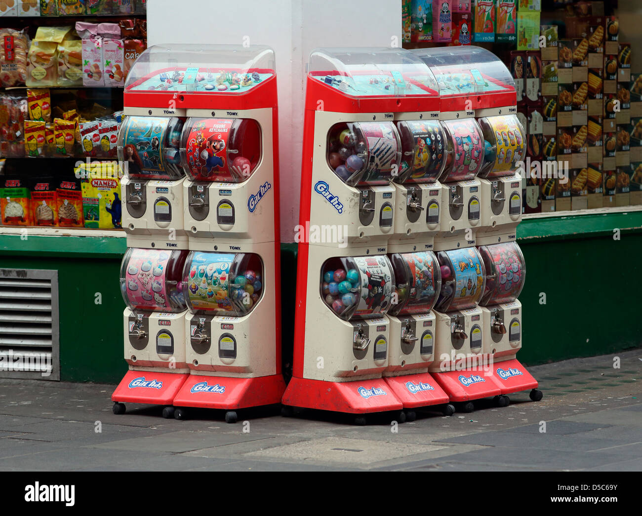 London Chinatown vending machine Stock Photo Alamy