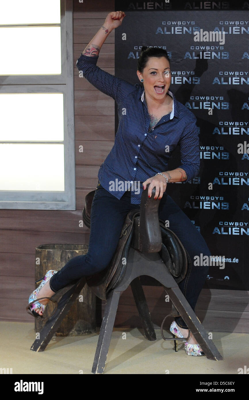 Lina Van de Mars the premiere of the movie 'Cowboys and Aliens