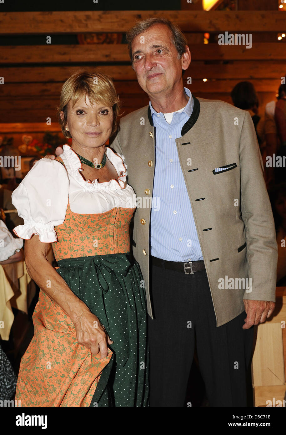 Uschi Glas And Husband Dieter Hermann Stock Photo Alamy