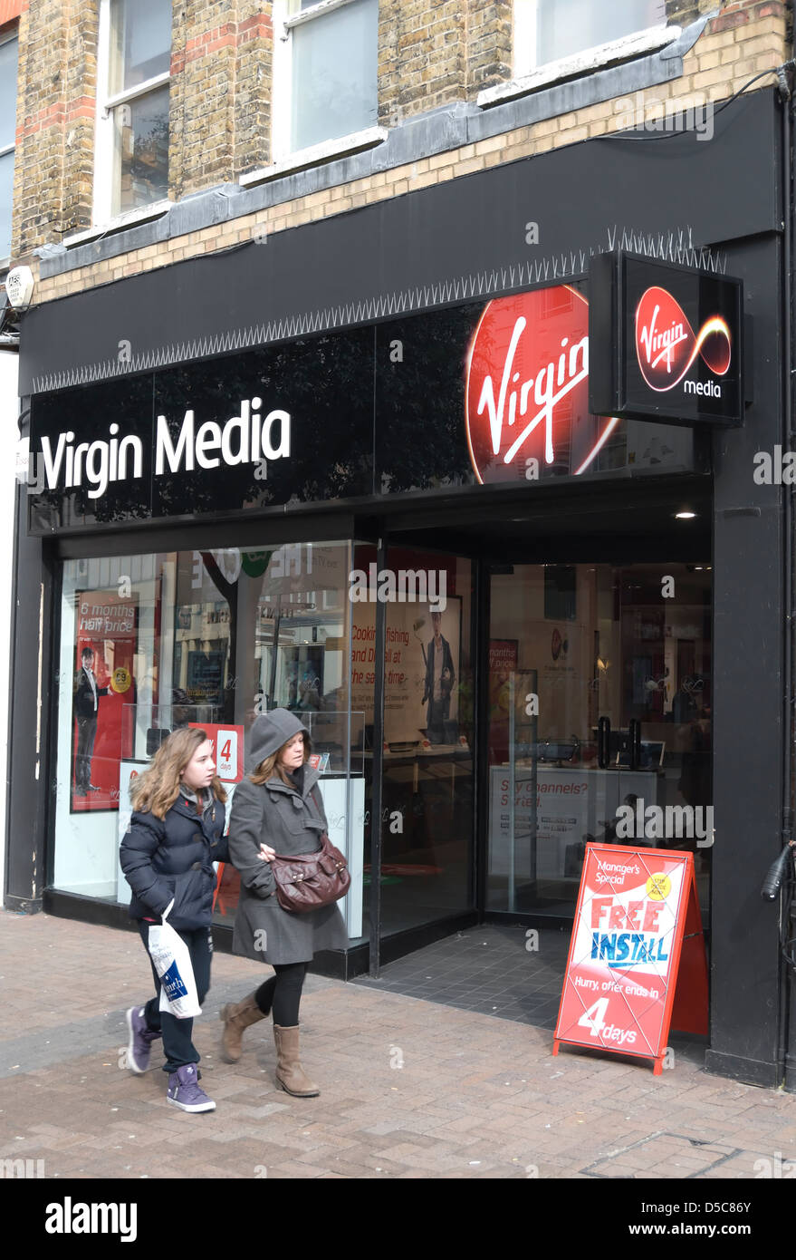 Virgin media shop hires stock photography and images Alamy