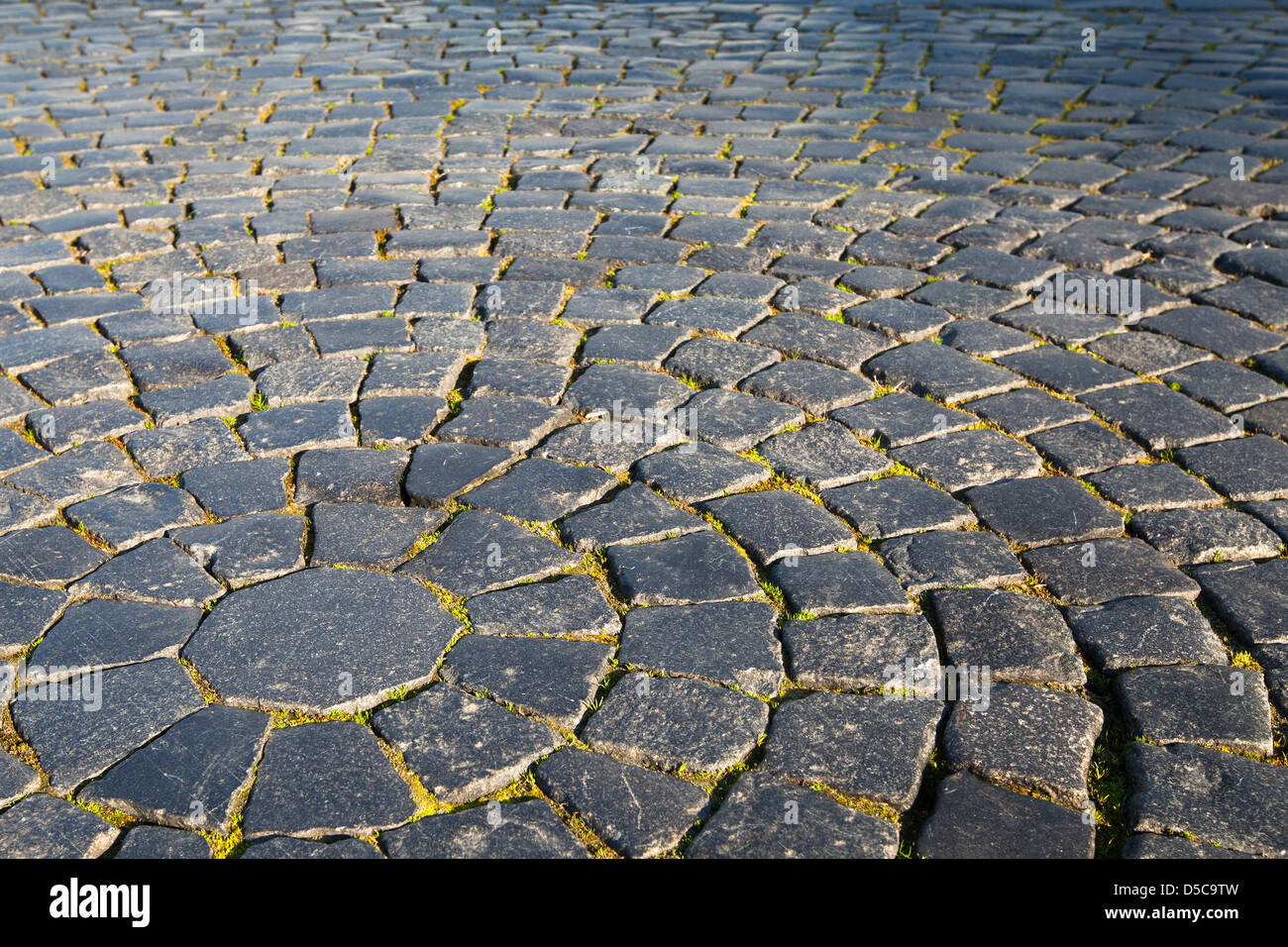 Cobblestone - Paving stones texture Stock Photo
