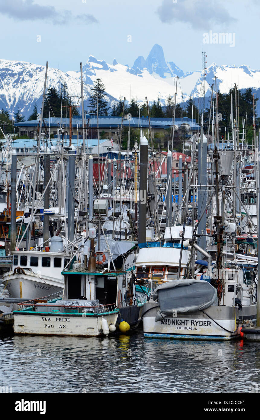 Harbor in Petersburg, Alaska Stock Photo 54977612 Alamy