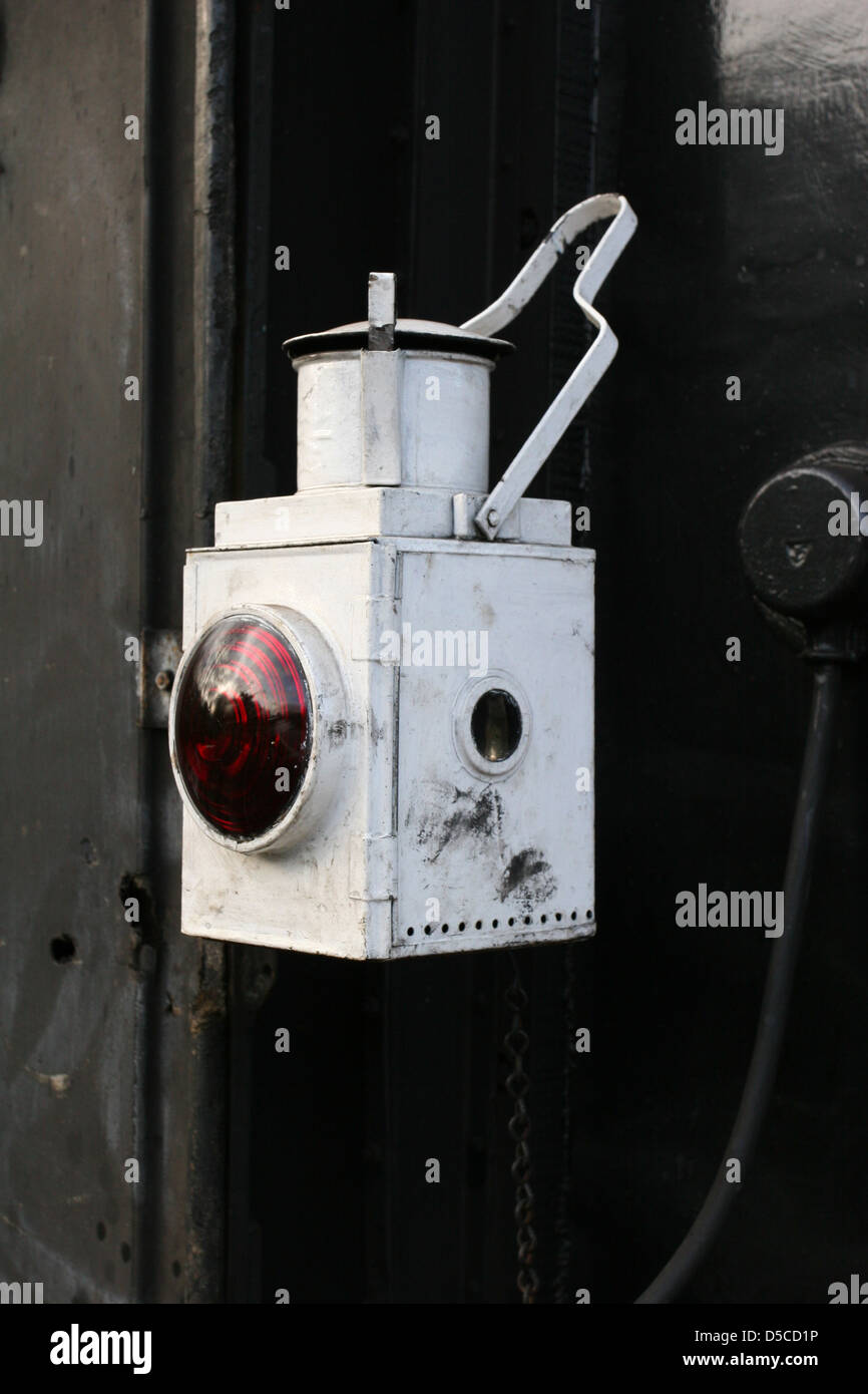 Railway lantern Stock Photo