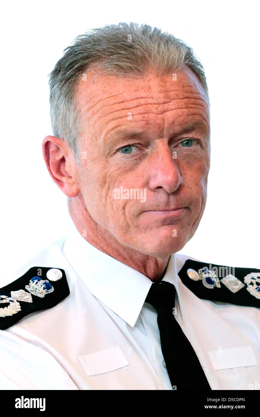 Sir Bernard Hogan-Howe, Commissioner of Police of the Metropolis of London Stock Photo