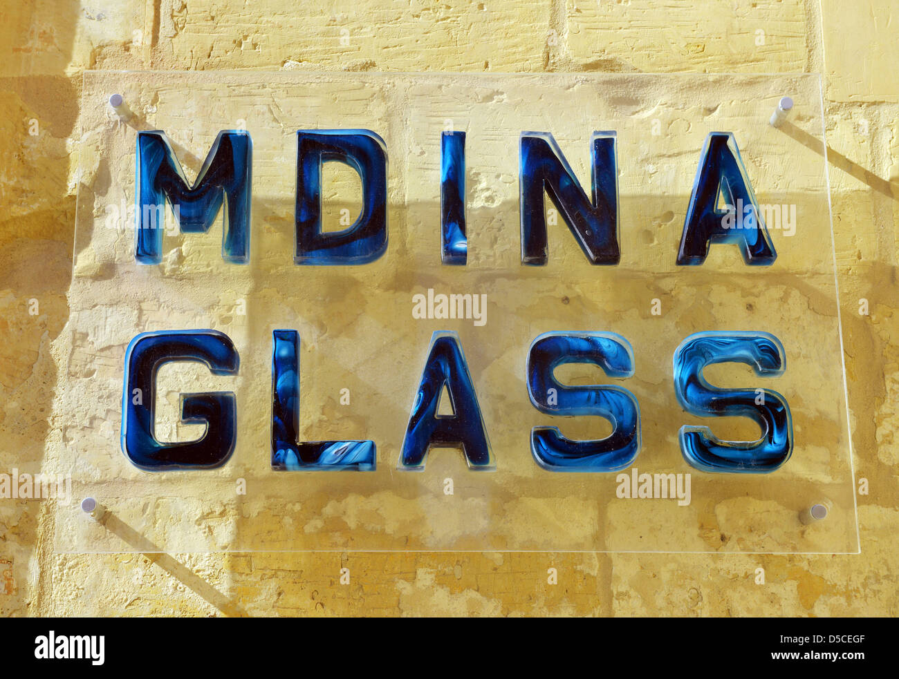 Mdina Glass shop, Mdina, Malta Stock Photo Alamy