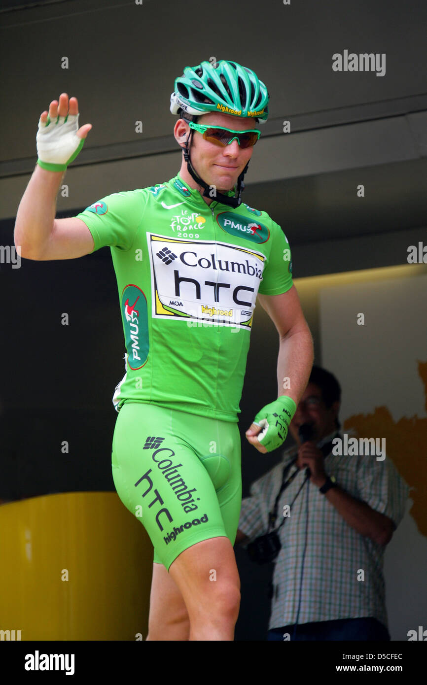 wallpapers Mark Cavendish Green Jersey https www alamy com stock photo mark cavendish wearing the green jersey at the start of the 2009 tour 54979972 html