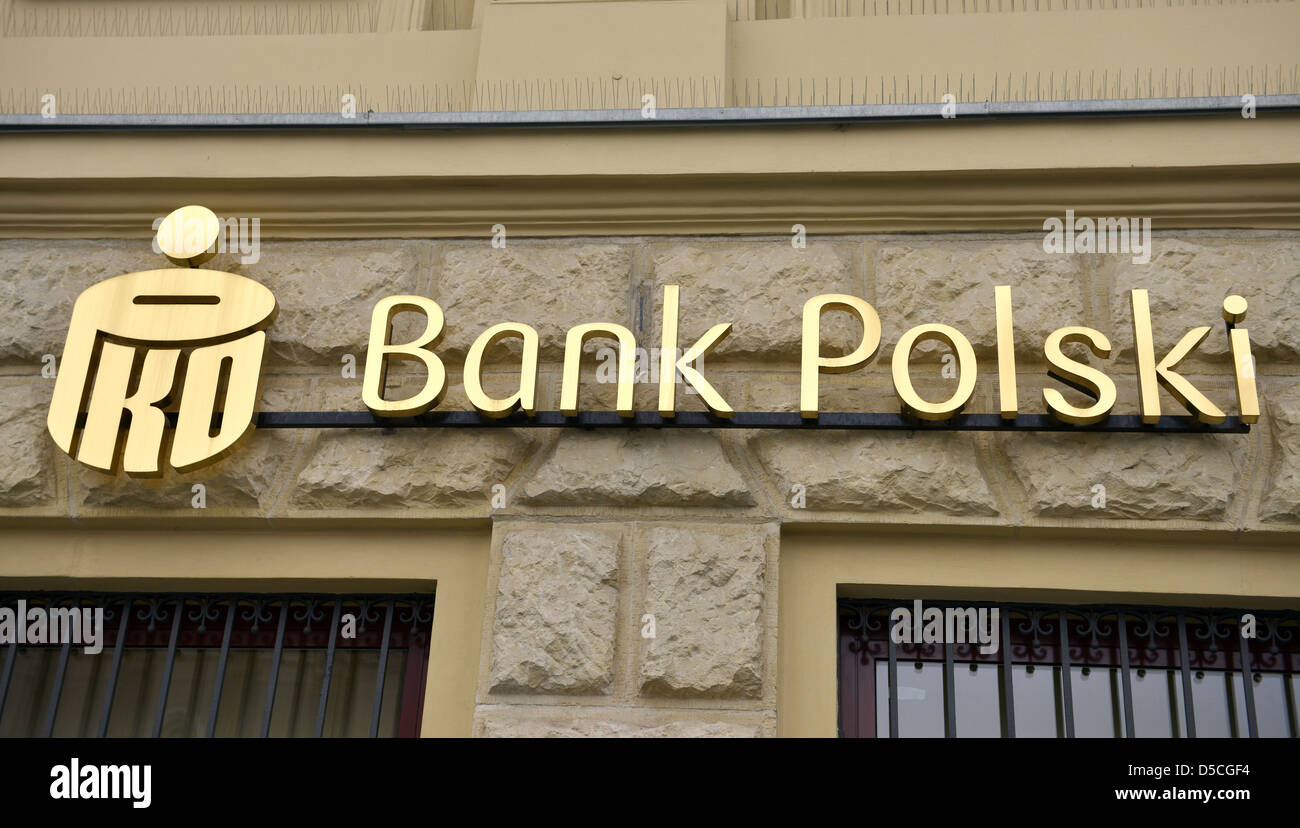 Bank of Polski bank building, Poland Stock Photo