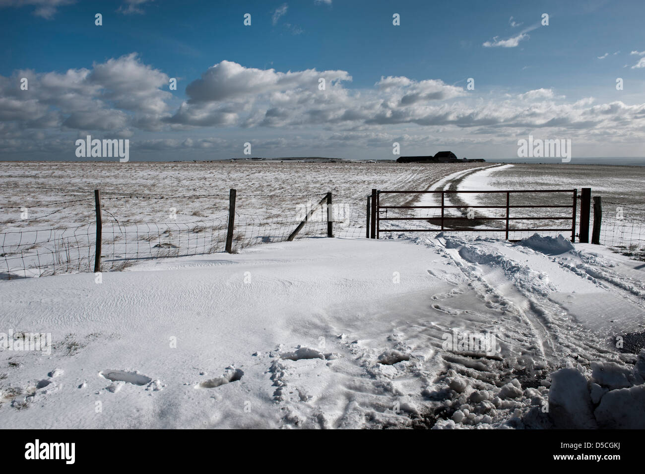 Sussex snow scene hi-res stock photography and images - Alamy