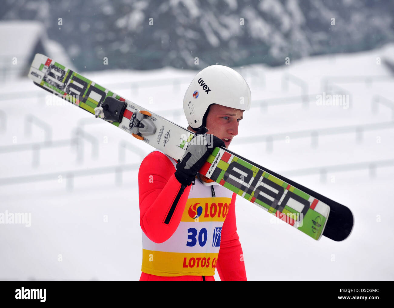 Youth Ski Jumping competition at Zakopane, Poland Stock Photo Alamy