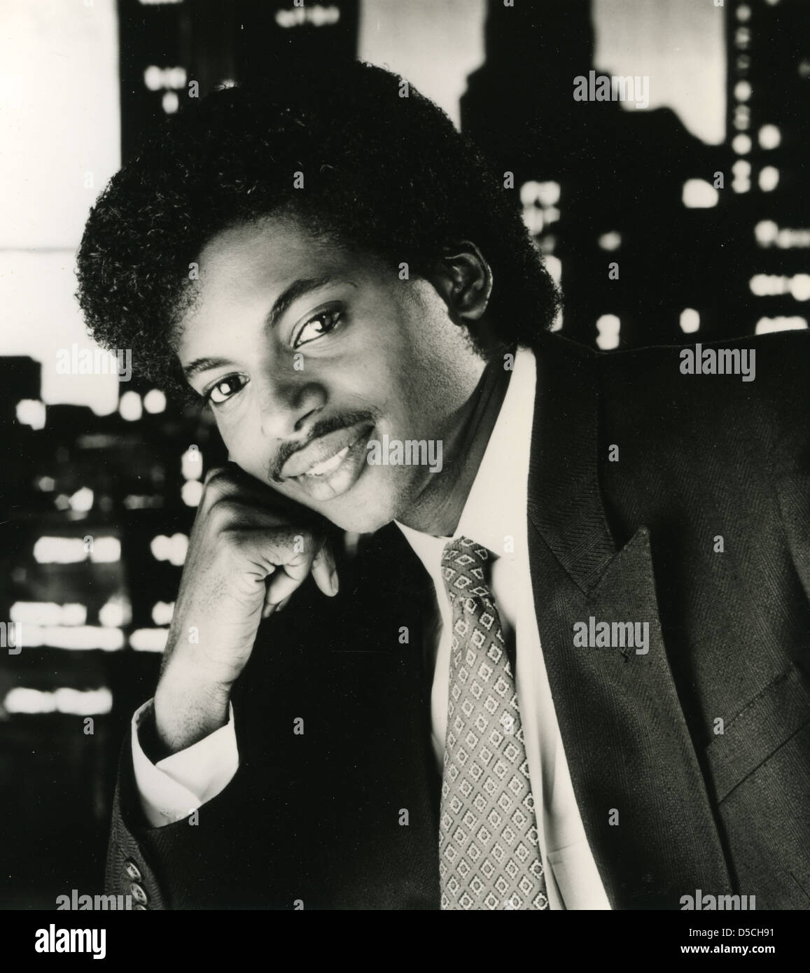 EUGENE WILDE Promotional photo of US R&B singer about 1980 Stock Photo