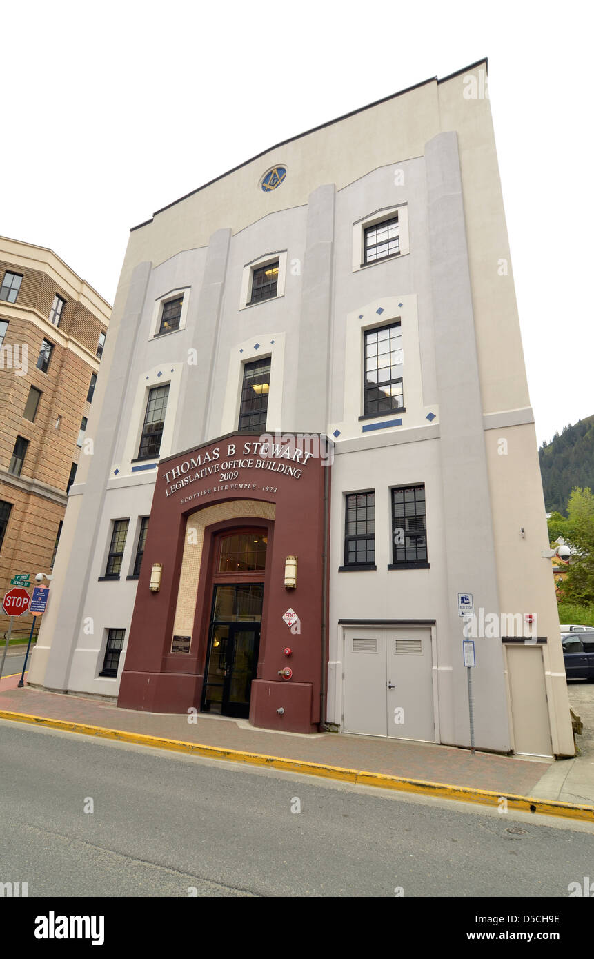 Thomas B Stewart Legislative Office Building in Juneau, Alaska Stock