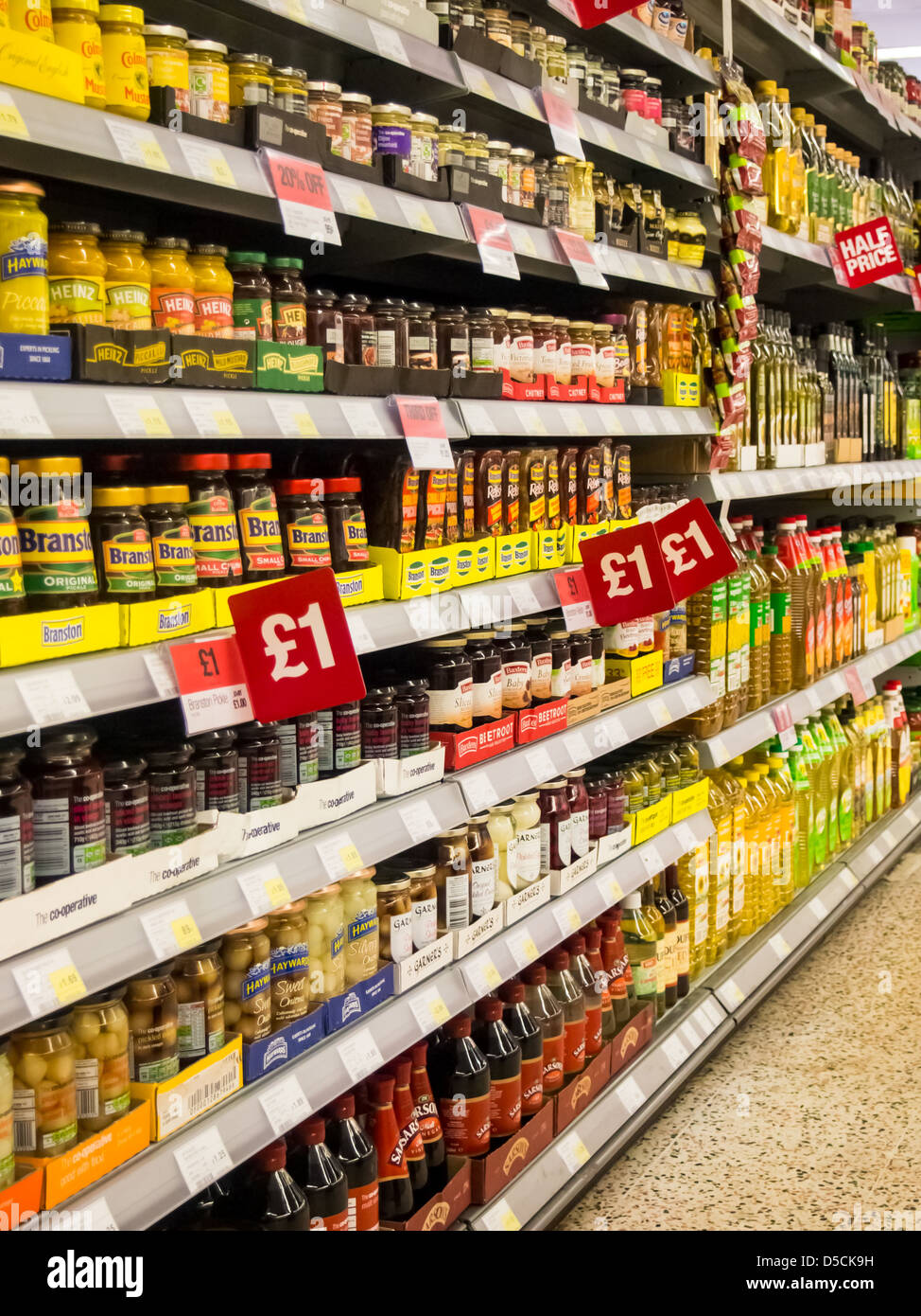 Supermarket shelving hires stock photography and images Alamy