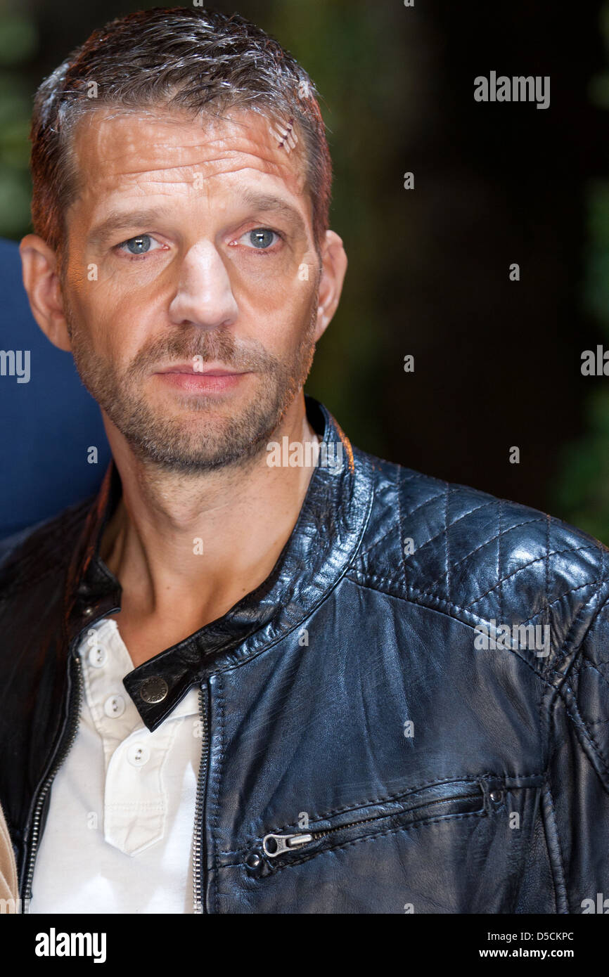 Kai Wiesinger at a photocall on the movie set of 'Die Jagd nach dem Bernsteinzimmer'. Cologne, Germany - Stock Photo