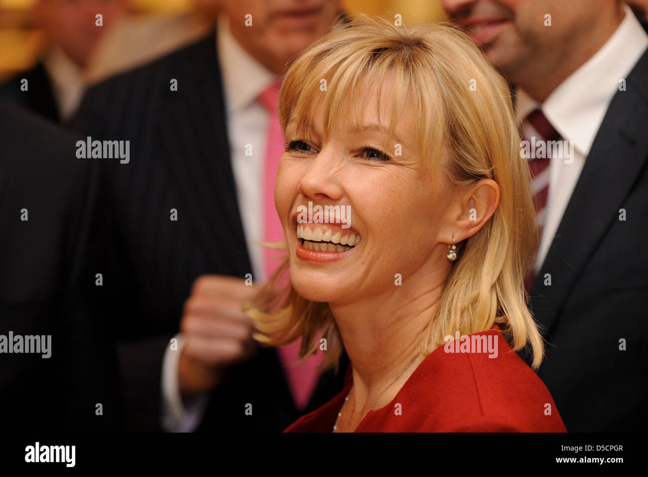 Doris Schroeder-Koepf at grand opening of Karstadt department store at ...