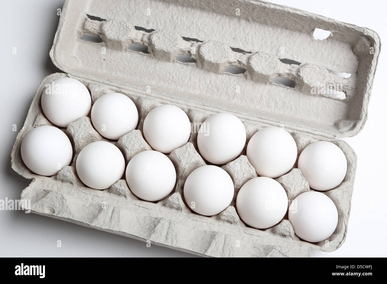 Eggs isolated on white Eggs Stock Photo
