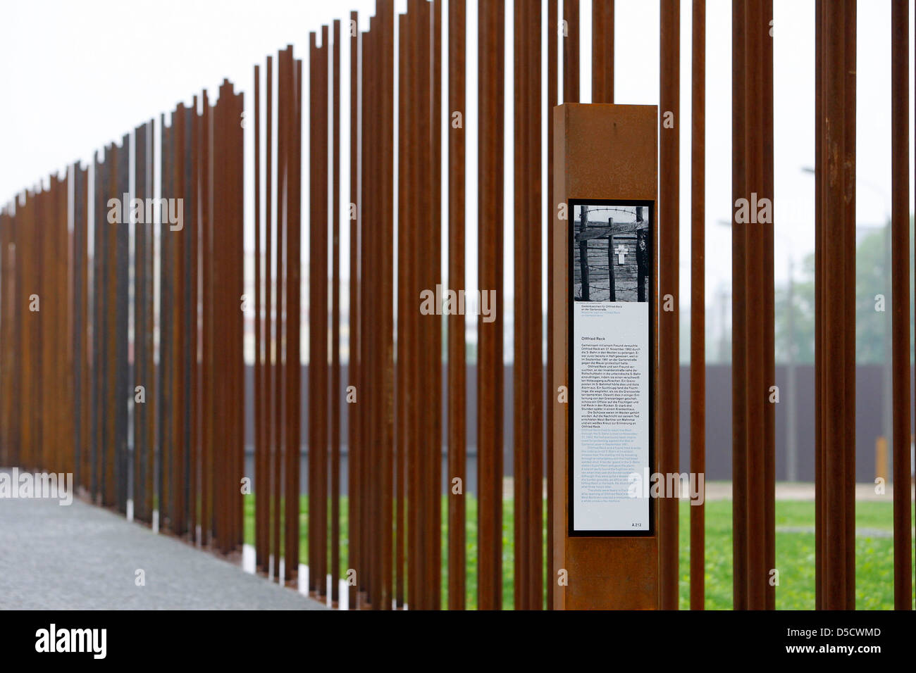 Berlin, Germany, Bernauer Strasse memorial Stock Photo