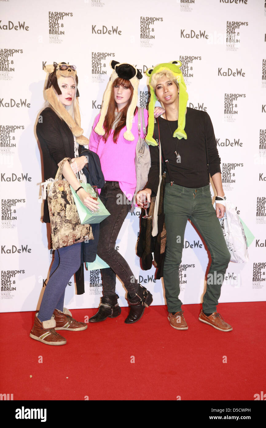 Guests at the KaDeWe at Fashion's Night Out KaDeWe department store