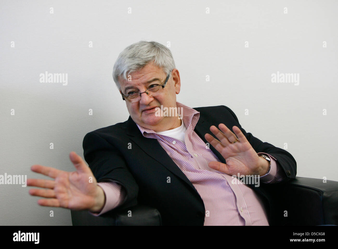 Berlin, Germany, Joschka Fischer, the Green Party, former Minister of Foreign Affairs Stock Photo