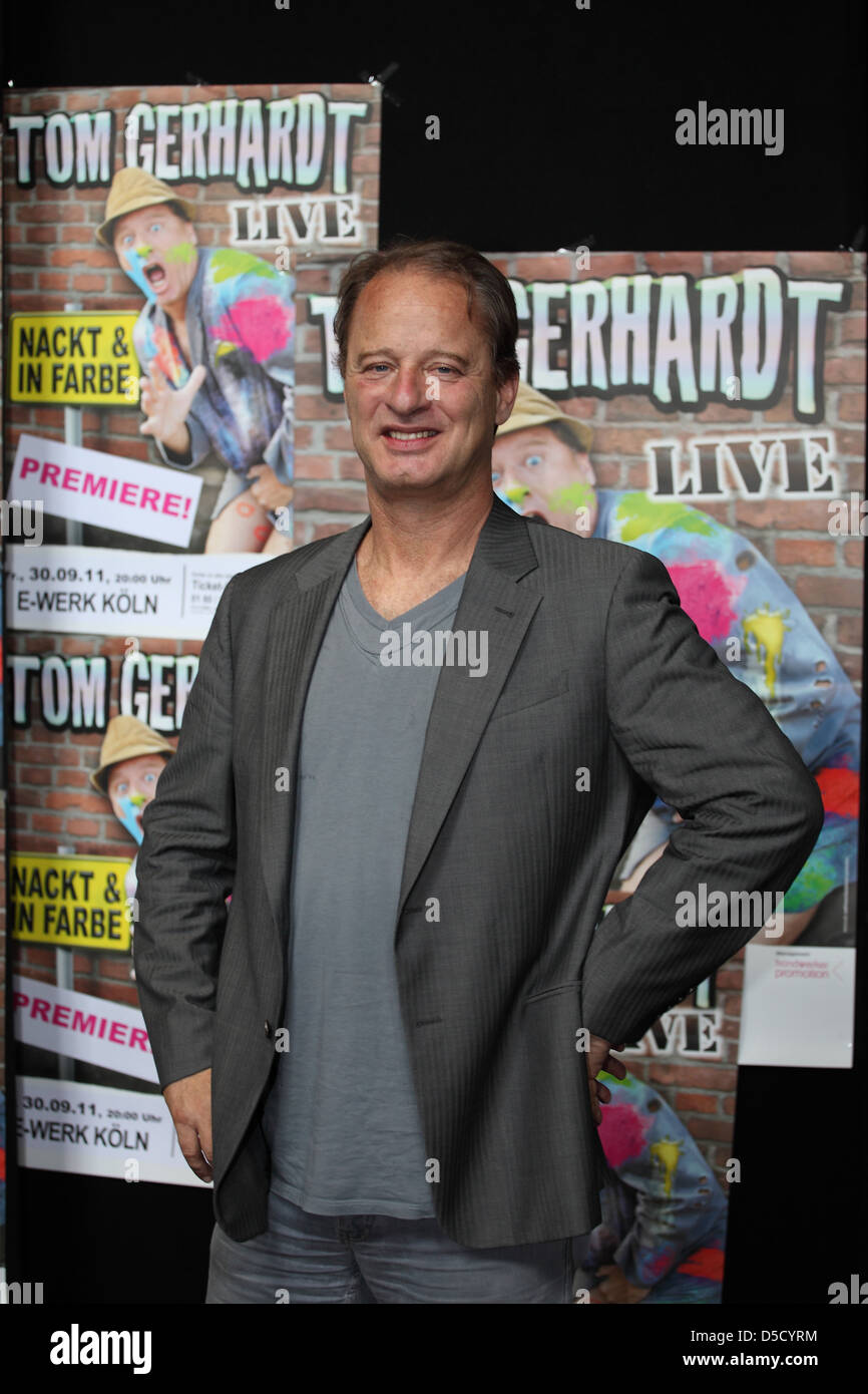 Tom Gerhardt at a photocall for his new live show 'Nackt & in Farbe' at
